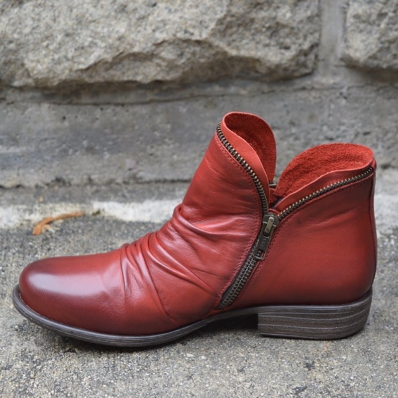 Hina - Modne Damskie Skórzane Buty