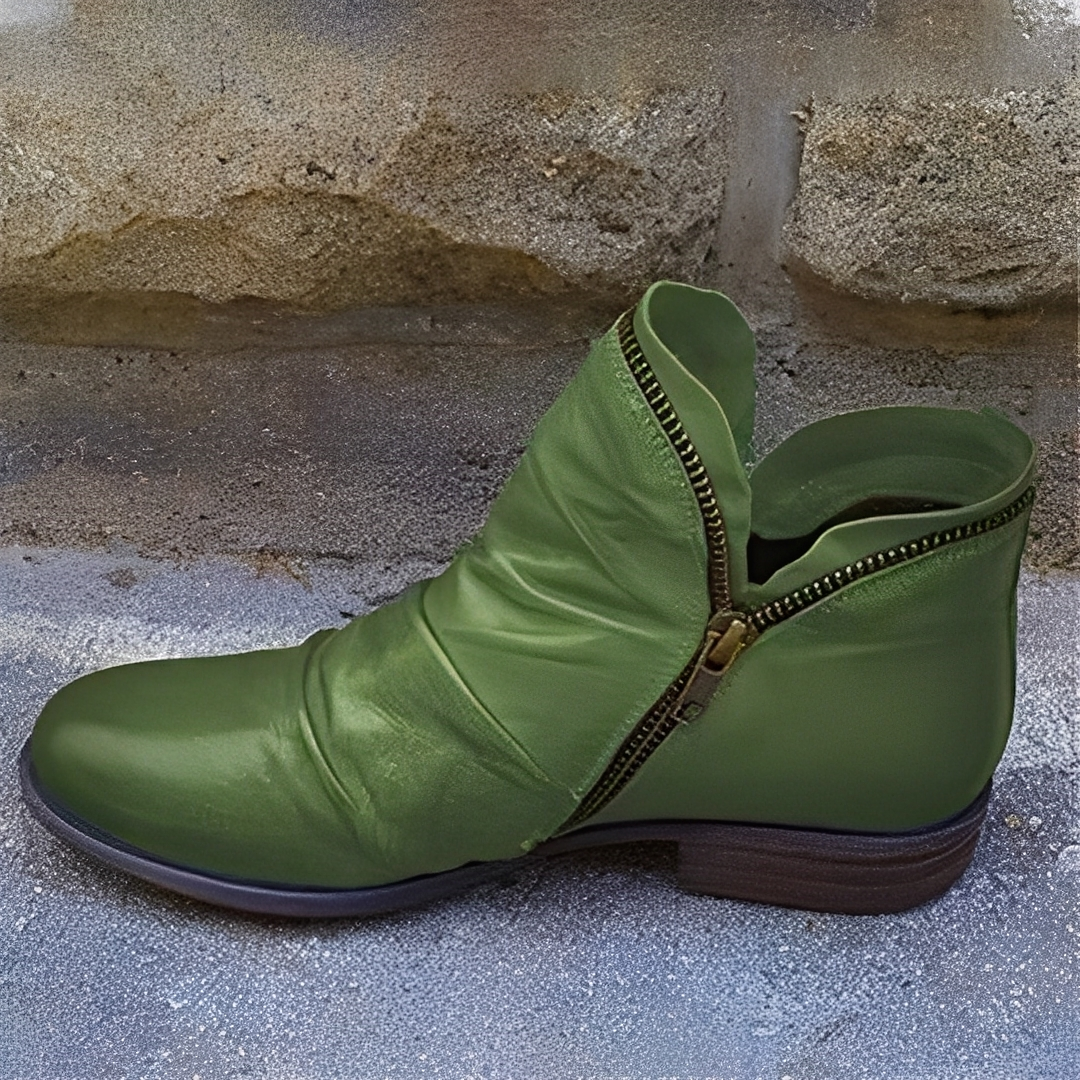 Maïa - Eleganckie skórzane botki dla kobiet