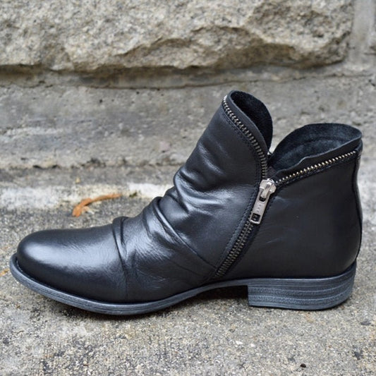 Hina - Modne Damskie Skórzane Buty
