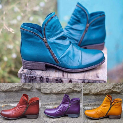 Hina - Modne Damskie Skórzane Buty